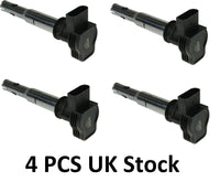 X 4 NGK U5015 / 48042  Ignition Coil Audi A4 1.8L 2.0L TFSI 2004 - 2014