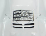 Front White Cover Leg Shield Guard Non Electric Start for Honda Cub C50 C70 C90