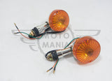 Front or Rear Pair Indicators Blinkers Turn Signals For Suzuki GN125 GN250