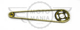 Gold Chain and sprocket set Honda Innova ANF125 ANF 125 all years