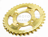 Chain & Sprocket set Honda C50 C70 C90 Lifan Upgrade Gold 428HD