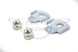 Leg Shield Tabs Domed Nuts Honda C50 C70 C90 12v