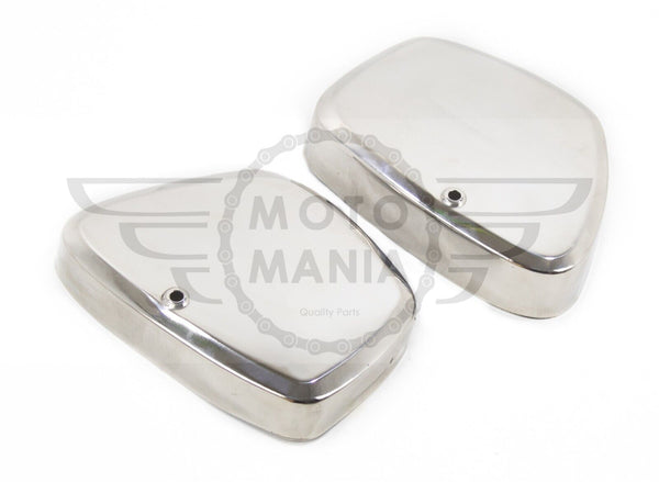Side Panel Fairings Rounded Honda Cub C50 C65 C70 C90 CT90 Stainless Steel