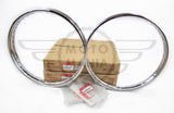 Front & Rear Wheel Rim with spokes Honda SS50 CD50 CL 50 1.4x17 & 1.2x17 Rim