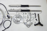 Customized Tracker Front Suspension Fork Kit Wheel 1.6 x 18 Honda C50 C70 C90