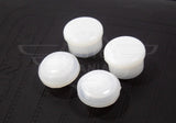 Front Fork Swingarm Side Cap Plastic Grommet White Honda C50 C70 C90 C100 CA110