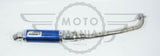 Custom Exhaust Honda C90 C50 C70 12v Pitbike Lexmoto YX Blue