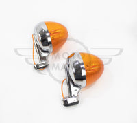 Rear Indicator Left & Right Pair Honda SS50 SS70 SS90 CL50 CL70 CL90