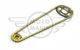 Gold Chain and sprocket set Honda Innova ANF125 ANF 125 all years