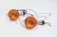 Front or Rear Pair Indicators Blinkers Turn Signals For Suzuki GN125 GN250
