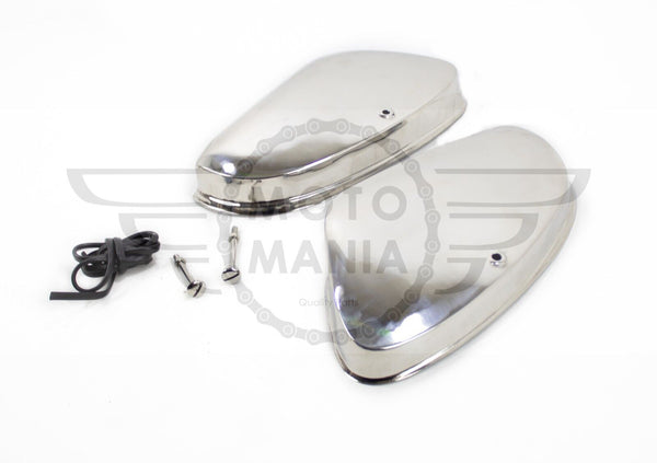 Side Cover Panel Fairing Stainless Steel Honda C50 C70 C90