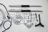Customized Tracker Front Suspension Fork Kit Wheel 1.85 x 17 Honda C50 C70 C90