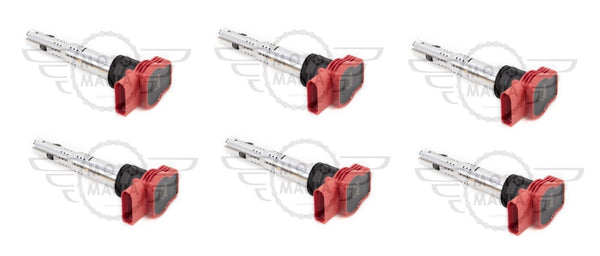x6 Performance NGK Ignition Coil U5014 6 pack For Audi Q5 Q7 2010 - 2013