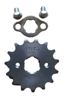 Front Chain Sprocket 420 20mm 15T Pit bike Lifan  Plate + Bolts  