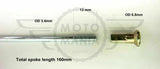 Rear Spokes set Honda Cub C50 C70 C90 SS50 SS70 SS90 CL50 CM90