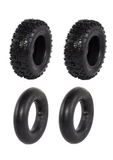 ATV Tyre 4.10-6 Off Road Knobbly Tire Tube 4.10 x 6 Quad Bike Go Kart X2 Pair
