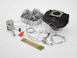 Cylinder Barrel Kit + Gasket Piston Head Ring & Studs For Yamaha PW80 1983-2006