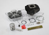 Cylinder Barrel Kit + Gasket Piston Head Ring & Studs For Yamaha PW80 1983-2006