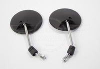 Rear View Mirrors Round Pair Honda C50 C70 C90 C100 6v
