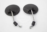 Rear View Mirrors Round Pair Honda C50 C70 C90 C100 6v