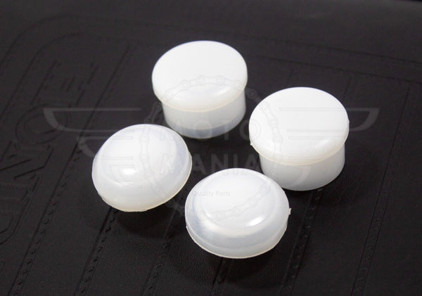 Front Fork Swingarm Side Cap Plastic Grommet White Honda C50 C70 C90 C100 CA110
