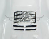 Front White Cover Leg Shield Guard  Fairing Electric Start Honda Cub C50 C70 C90