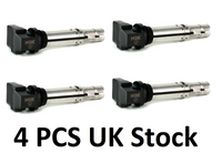 X 4 NGK U5002/ 48003 Ignition Coil VW Torguan Tiguan 1.4L