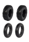 ATV Tyre 4.10-6 Off Road Knobbly Tire Tube 4.10 x 6 Quad Bike Go Kart X2 Pair