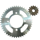 Gold Chain & Sprocket Set For Suzuki GZ125 HS 1998-2011 132L
