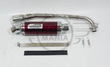 Custom Exhaust Honda C90 C50 C70 12v Pitbike Lexmoto YX Red