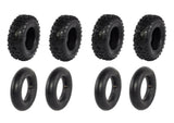 ATV Tyre 4.10-6 Off Road Knobbly Tire Tube 4.10 x 6 Quad Bike Go Kart X4
