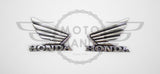 Honda Motorcycle Bike Badge x2 Silver Logo Decall 3D