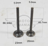 Intake & Exhaust Valves Pair Honda Cub C70 C90 12v