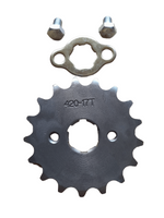 Front Chain Sprocket 420 20mm 17T Pit bike Lifan Plate + Bolts   