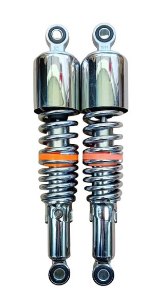 Universal Rear motorcycle Shocks Absorber 325mm Chrome 12mm Bush