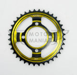 Gold Chain and sprocket set Honda Innova ANF125 ANF 125 all years
