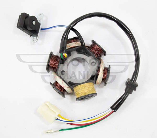 Magneto Stator Coil 6 Pole AC Pitbike Quad Bike ATV GY6 125cc 110cc