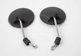 Rear View Mirrors Round Pair Honda C50 C70 C90 C100 6v