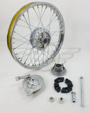 Rear Wheel Kit 1.4 x 17 Brake Plate Spindle Hub Cush Drive Honda C50 C70 C90