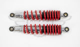 Universal Shock Absorbers Red 300mm Honda Yamaha Suzuki Custom