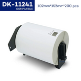 Printer labels Brother DK-11241 152mm X 102mm QL1110 QL1100 QL1050 QL1060