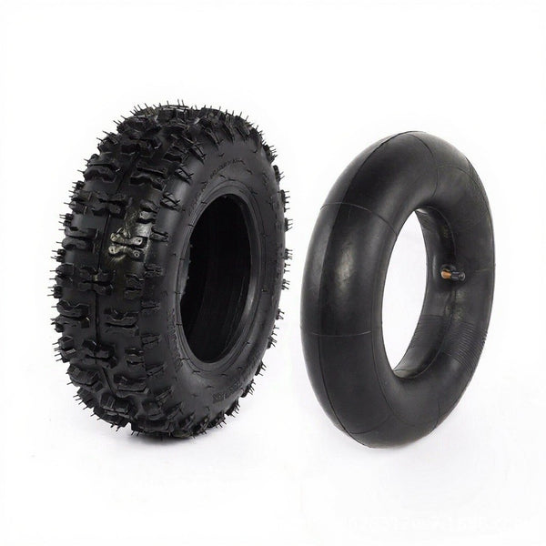ATV Tyre 4.10-6 Off Road Knobbly Tire Tube 4.10 x 6 Quad Bike Go Kart 6 inch Rim