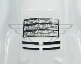Front White Cover Leg Shield Guard Fairing Electric Start Honda Cub C50 C70 C90