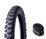 Front Tyre 80/100-21 51P +Inner Tube Road Legal Kawasaki KX250 KX450 KLX300R