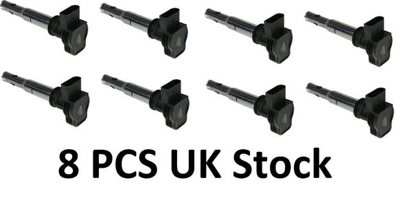X 8 Genuine NGK U5015 / 48042  Ignition Coil Audi RS4 RS5 RS6 4.2L