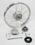 Rear Wheel Brake Plate DID Honda C50 C70 C90 ZZ 1.4x17