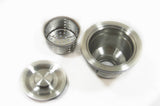 Double Bowl Sink Waste Kit Drainage Flex pipe PVC with Overflow Food trap
