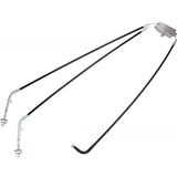 Front Brake Cable Set Twin line Yamaha Quad YFM200 YFM225 YFM250 YFM350