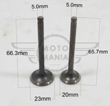 Intake & Exhaust Valves Pair Honda Cub C70 C90 12v