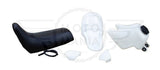 Plastics kit Body Fuel Tank Seat Front Rear Fender White Yamaha PW50 PY50